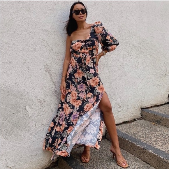 L*Space One Shoulder Josephine Floral Maxi Dress - Picture 3 of 12